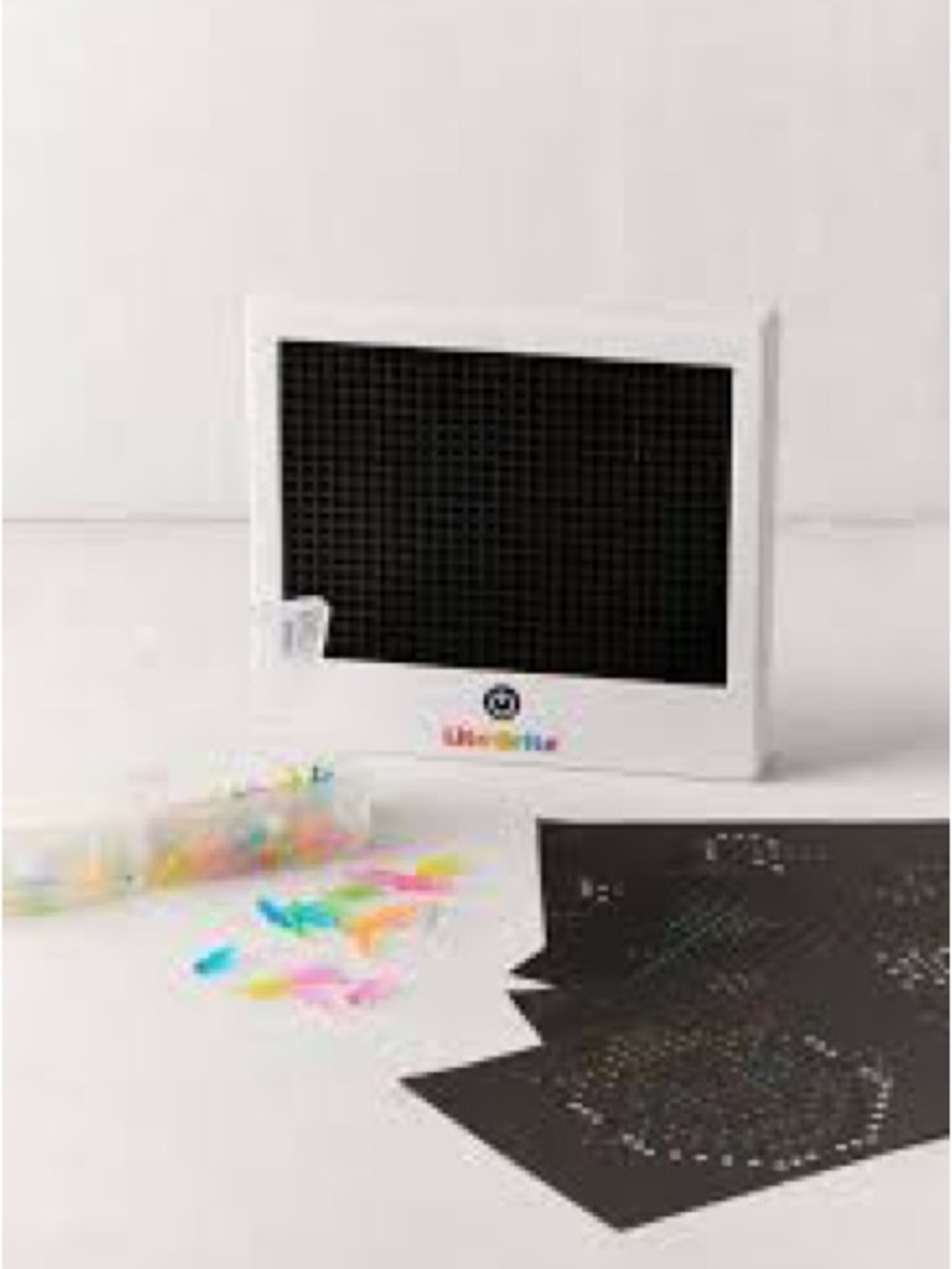 Urban Outfitters Lite Brits White Pegboard Mosaic Game Set